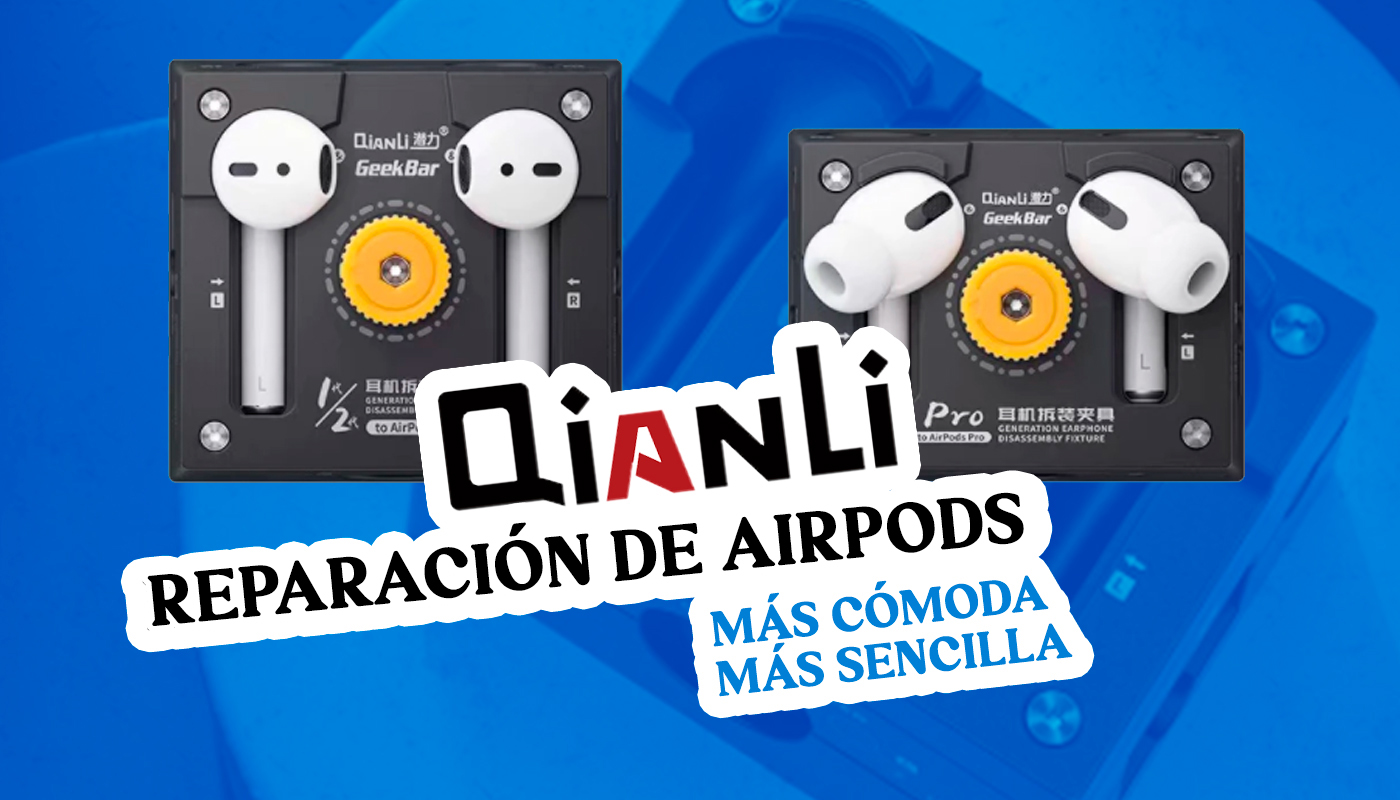 Cómo utilizar la base de reparación para Airdots de Qianli