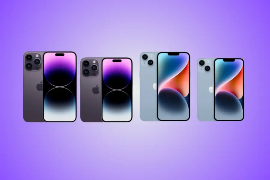 Tabla comparativa diferencias de tamaño entre todos los modelos en centímetros y milímetros