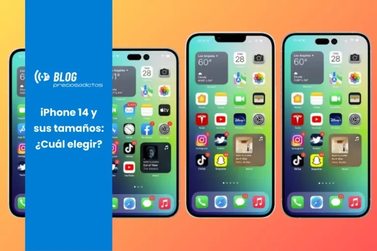 iPhone 14 y sus tamaños ¿cuál elegir